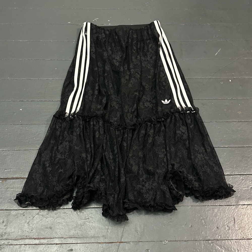 Adidas Originals Lace Black Maxi Skirt